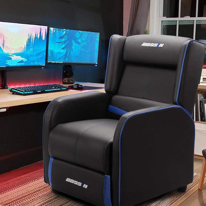 PUKAMI Gaming Recliner Chair for Adults 400 lb Racing Style Sofa Big and Tall PU Leather Recliner Seating - Product image 6