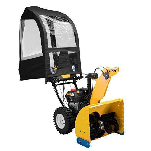 Deluxe Universal Snow Thrower Cab, Black C Fits Most Two & Three-Stage Snow Blowers - Product image 1