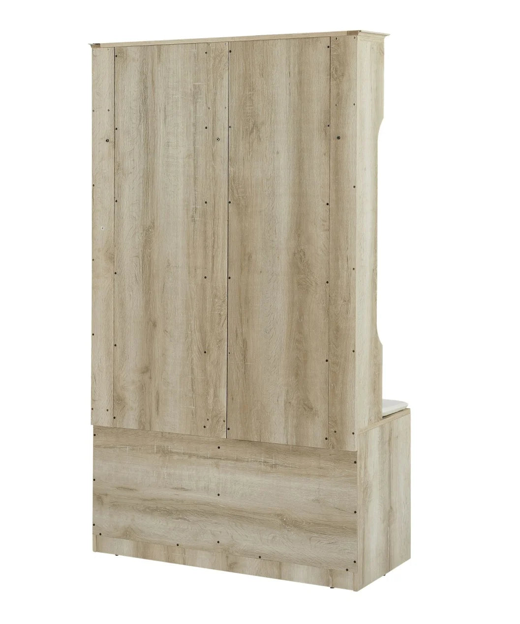 Entryway Hall Tree with Storage Bench, Wooden Coat Rack with Sponge Pad and 4 Dual Hooks - Product image 15