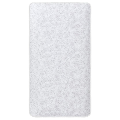 on Me Twinkle 5 88 Coil Crib and Toddler Mattress. Morning Mist Floral. Greenguard Gold Certified