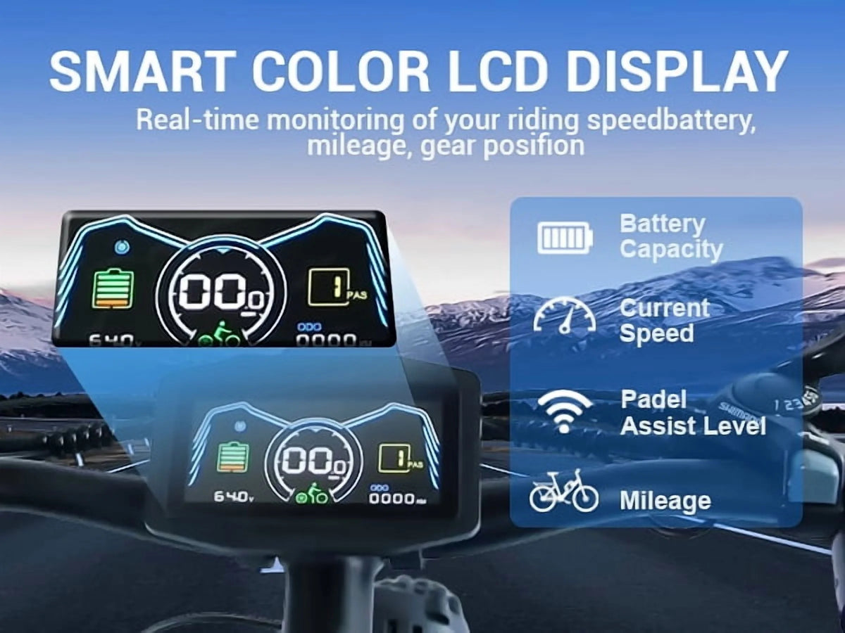 Peak 5000W - Electric - Bike for Adults - Men, Dual - Motor - Ebike 50MPH - Hunting - Ebike - Product image 11