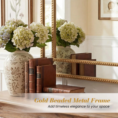 Tangkula 36" x 24" Gold Arched Wall Mirror (Rectangle) - Product image 6