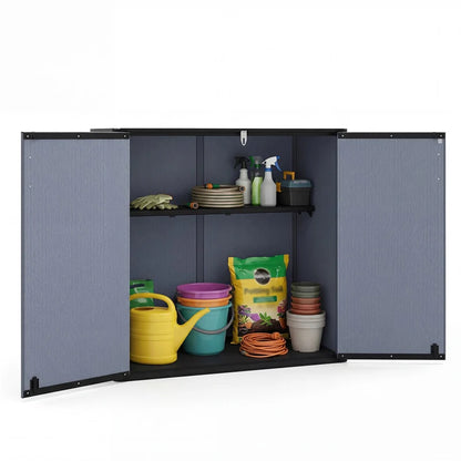 175 Gallon Outdoor Storage Shed, All-Weather Resin Patio Storage Box with Floor - Product image 13
