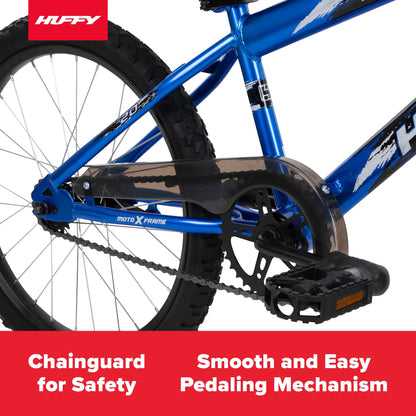 Huffy 20" Rock It Kids' Bike, Fits Riders 44" - 56", Blue, Child, Boys