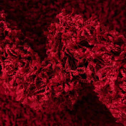 Rugs.com Solid Shag Collection Rug - 13 Ft Runner Cherry Red Shag Rug Perfect for Hallways, Entryways - Product image 7