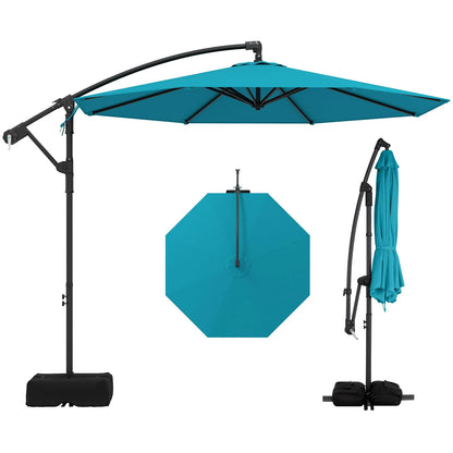 Tangkula 10ft Patio Umbrella with Base Included with 360 Degree Rotation - Product image 12