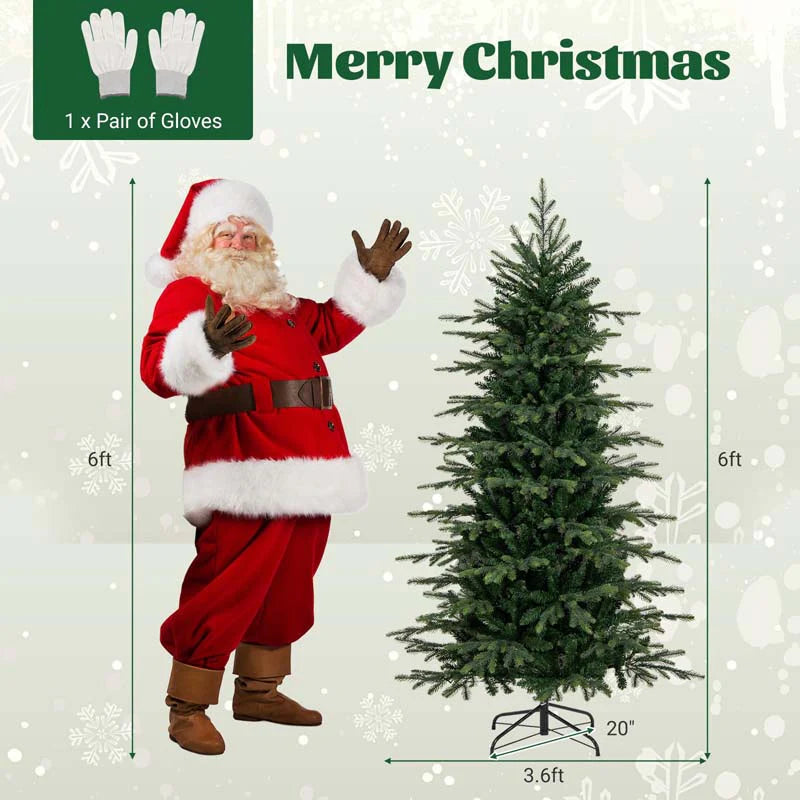 6/7.5/9 FT Pre-lit Artificial Christmas Tree with 260/380/560 Multicolor Lights - Product image 11
