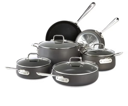 All - Clad HA1 Hard Anodized Nonstick Cookware, 10 Piece Set - Product image 1
