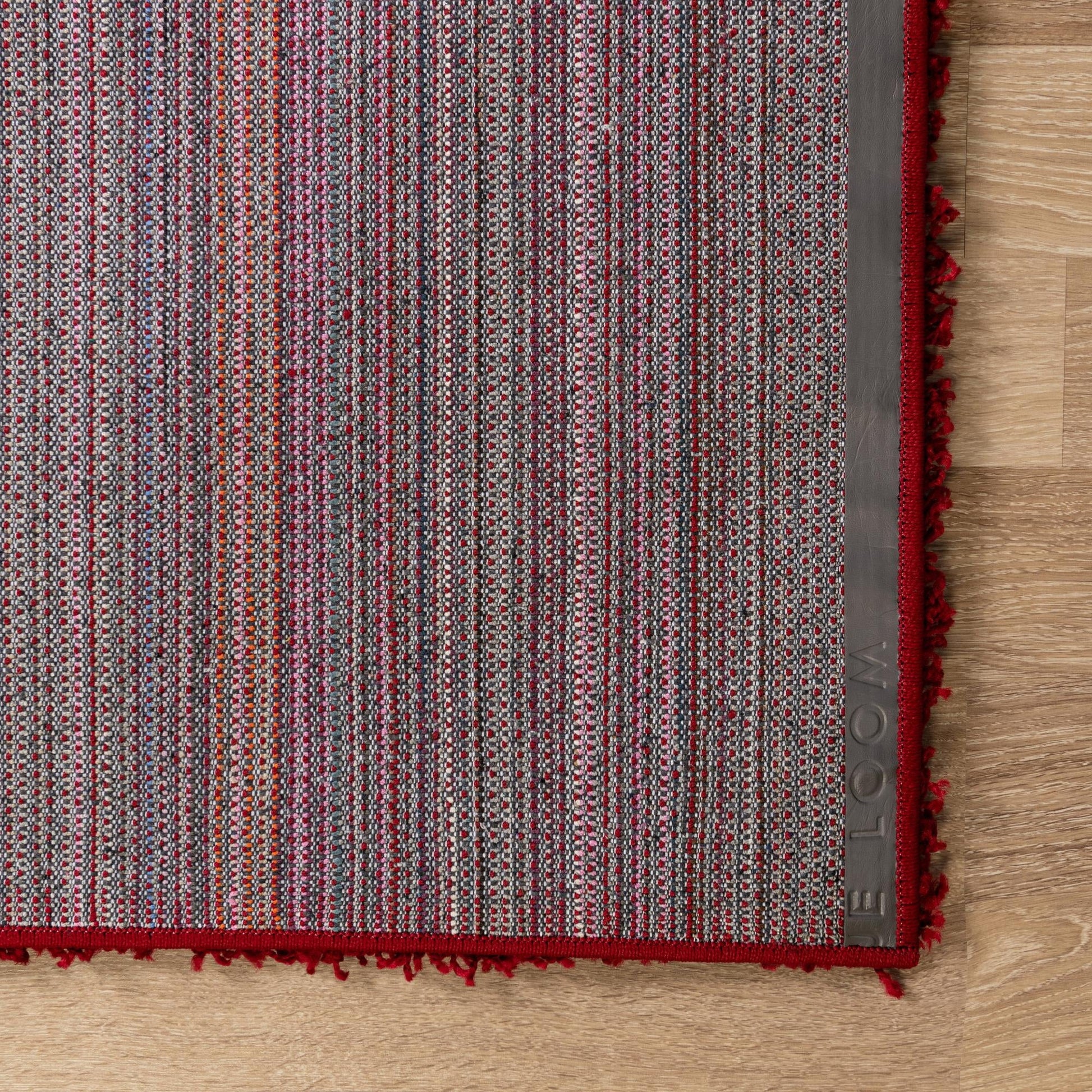 Rugs.com Solid Shag Collection Rug - 13 Ft Runner Cherry Red Shag Rug Perfect for Hallways, Entryways - Product image 9
