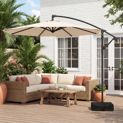 Tangkula 10ft Patio Umbrella with Base Included with 360 Degree Rotation - Product image 9
