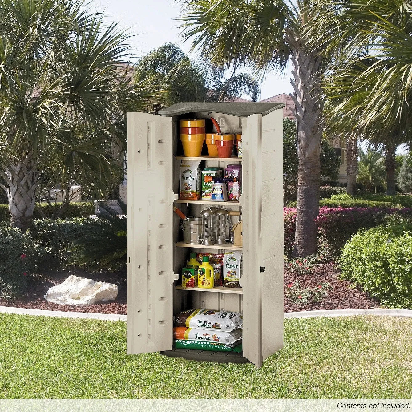 Rubbermaid Vertical Resin Weather Resistant Outdoor Storage Shed - Product image 3