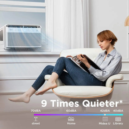U-Shaped Inverter Window Air Conditioner 12, 000BTU with Open Window Flexibility, Robust Installation - Product image 3