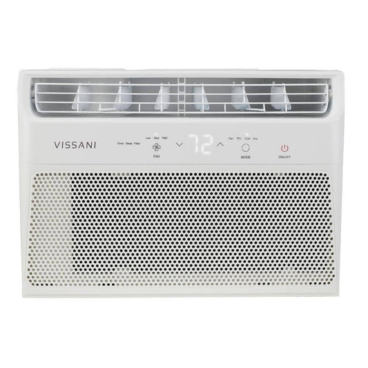 Vissani 6, 000 BTU 115-Volt Window Air Conditioner for 250 Sq. ft. Rooms in White - Product image 1