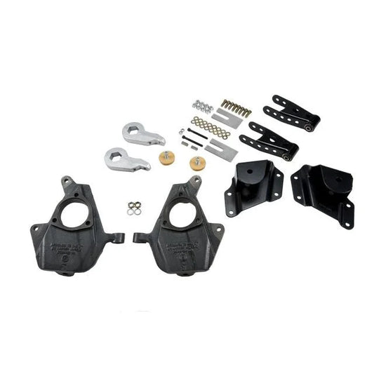 BELLTECH 656 LOWERING KITS Front And Rear Complete Kit W/O Shocks 2005-2006 Chevrolet Silverado/Sierra (Std Cab w/ Factory Front Torsion bar) 3 in. or 4 in. F/4 in. R drop W/O Shocks