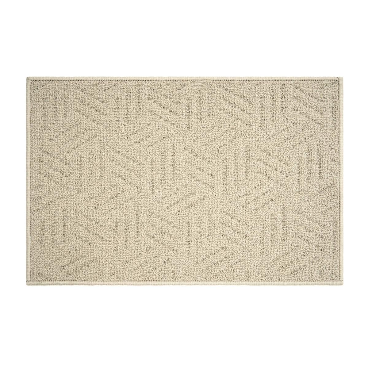 Mainstays Solid High Low Loop Kitchen Mat 18in x 27in Papyrus Beige - Product image 1