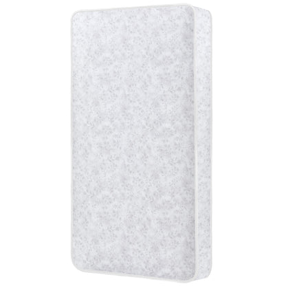 on Me Twinkle 5 88 Coil Crib and Toddler Mattress. Morning Mist Floral. Greenguard Gold Certified
