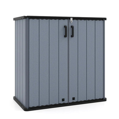 175 Gallon Outdoor Storage Shed, All-Weather Resin Patio Storage Box with Floor - Product image 21