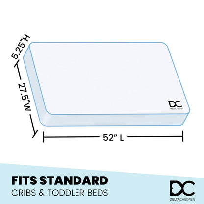 Delta Children Winter Breeze Mattress - Breathable Baby Crib and Toddler Mattress W Cloud Core - Product image 7