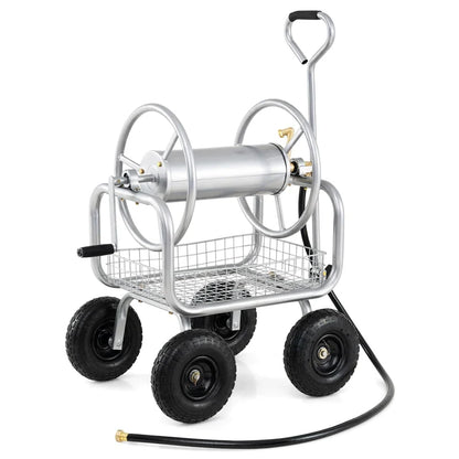 Portable Garden Hose Reel Cart Holds 300FT of 5/8" Large Capacity - Product image 24