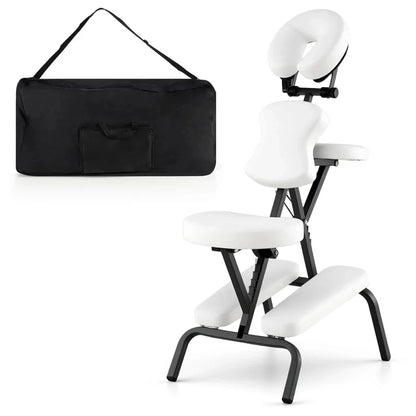 Portable Lightweight Massage Chair, PU Leather Tattoo Spa Chair with Thickened Sponge & Carrying Bag - Product image 11