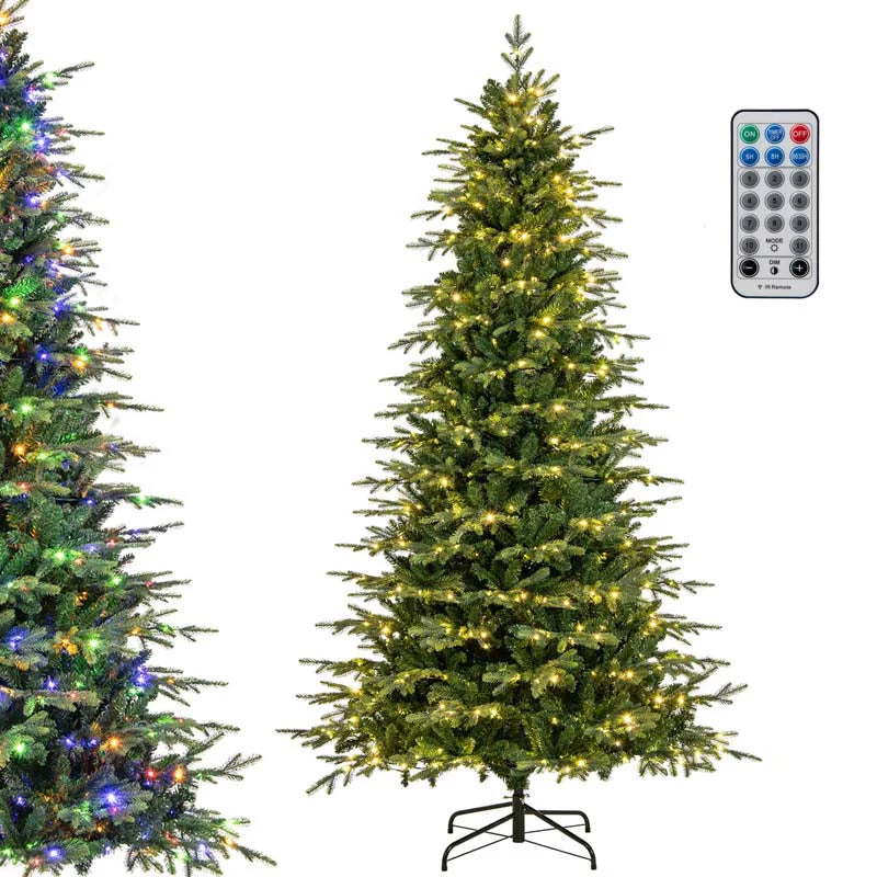 6/7.5/9 FT Pre-lit Artificial Christmas Tree with 260/380/560 Multicolor Lights - Product image 24