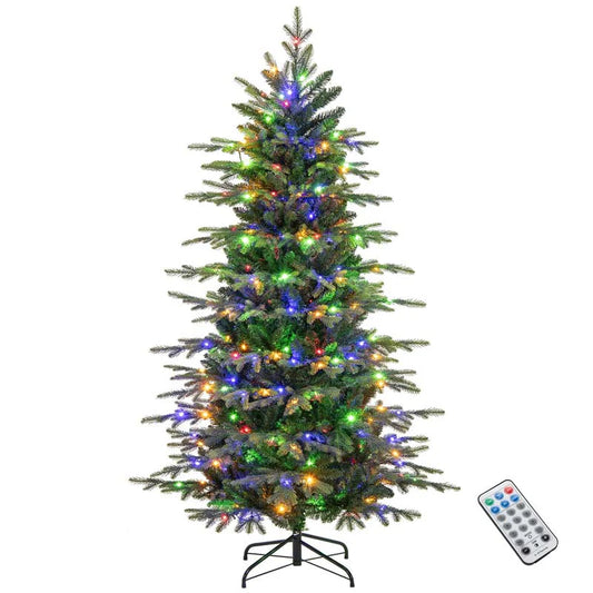 6/7.5/9 FT Pre-lit Artificial Christmas Tree with 260/380/560 Multicolor Lights, 714/1162/1770 Branch Tips - Product image 2