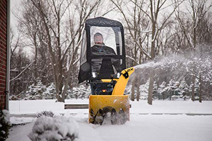 Deluxe Universal Snow Thrower Cab, Black C Fits Most Two & Three-Stage Snow Blowers - Product image 2